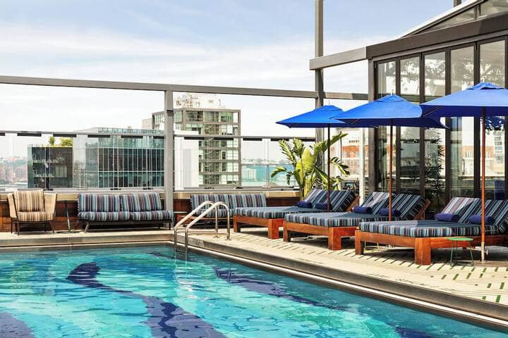 Rooftop pool