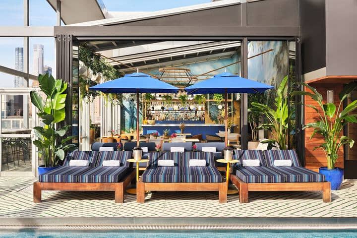 Rooftop pool