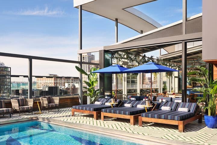 Rooftop pool